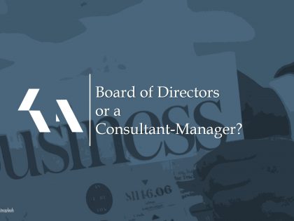 Board of Directors or a Consultant-Manager? 