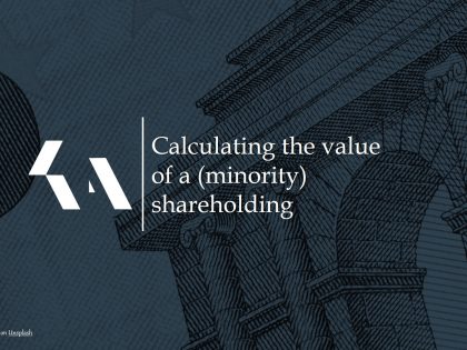 Calculating the value of a (minority) shareholding