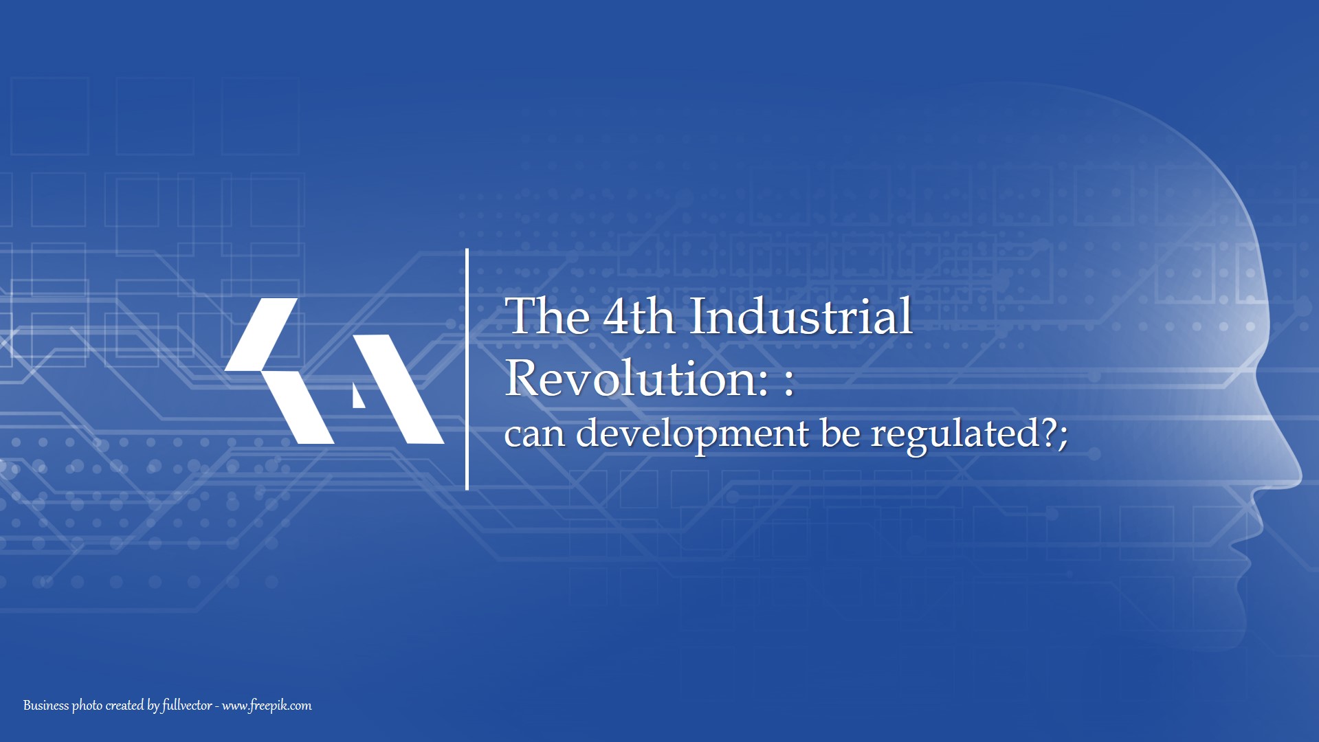 The 4th Industrial Revolution: can development be regulated?